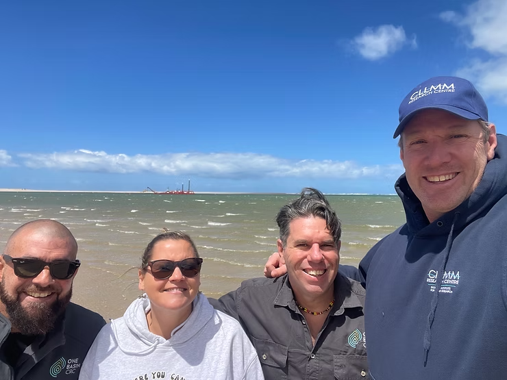 Photo L to R: Troy Meston, Kyla McHughes, Geoff Reid, Nick Whiterod